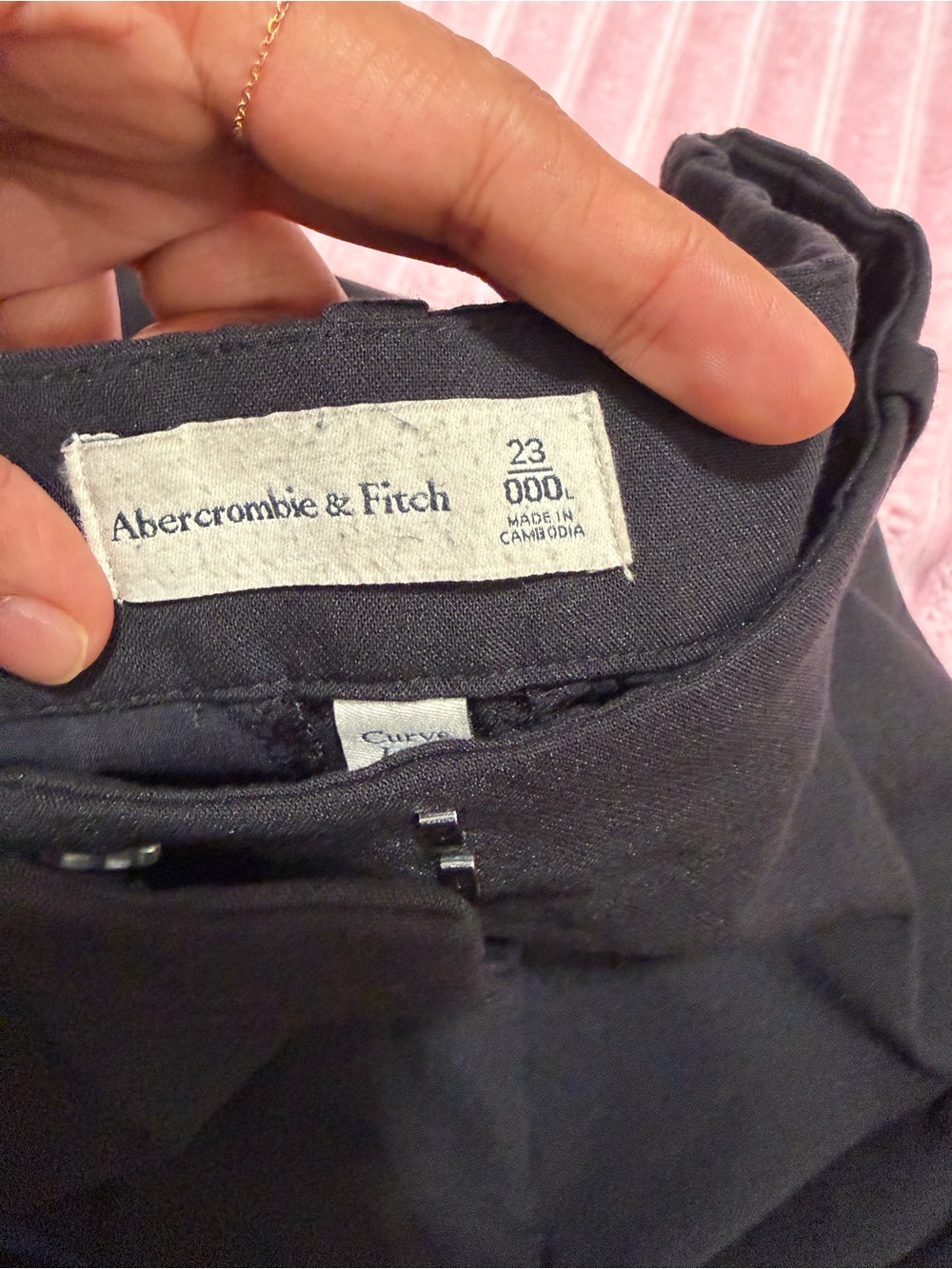 Abercrombie & Fitch Navy/Black Trousers